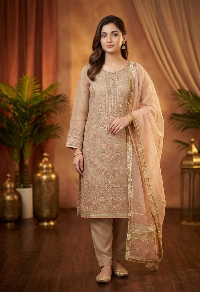 3 Piece Organza Skin