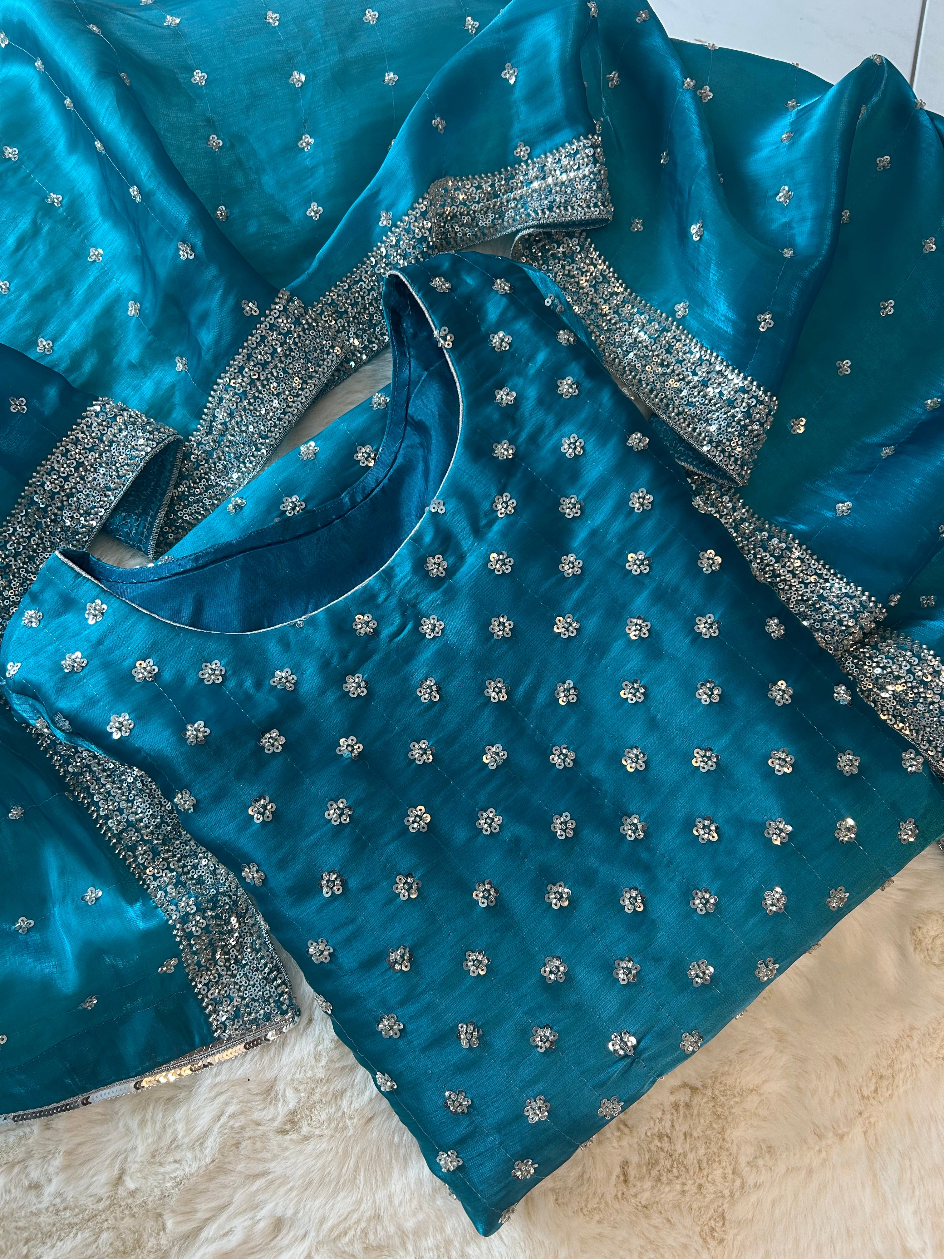 3 piece Zink sheesha silk