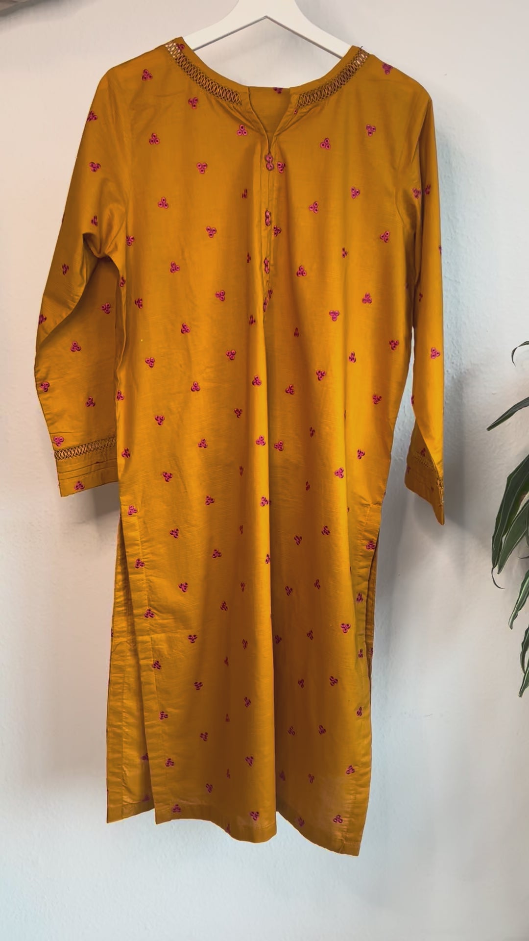 2 Piece khaddar Mustard