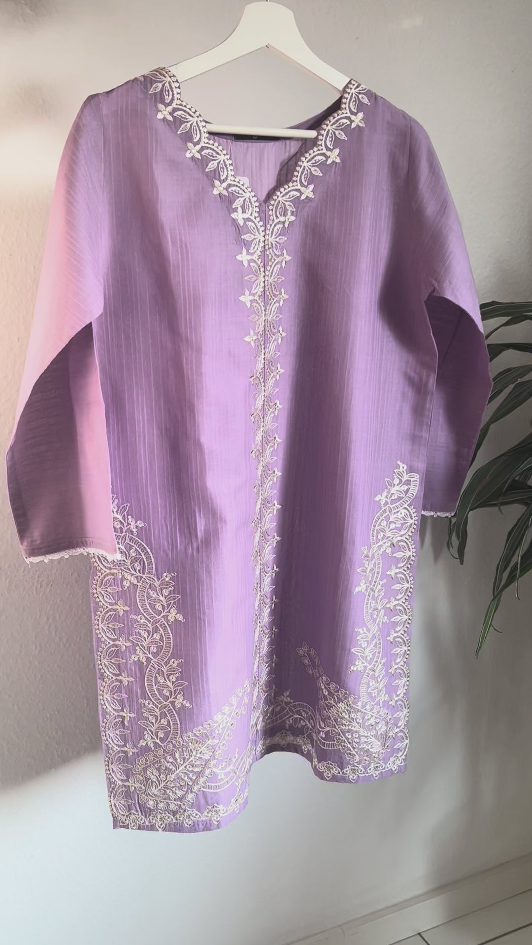 Cotton Kurta Lilac